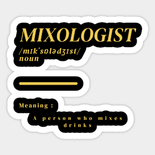 Word Mixologist Sticker